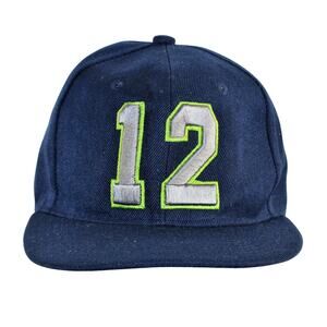 Seattle Seahawks 12th Man Snapback Hat Headlines Vintage